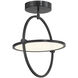 Studio 23 LED 16.5 inch Coal Semi Flush Ceiling Light